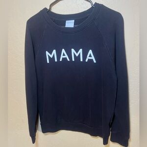 Black 'MAMA' Sweater Brooklyn Grace